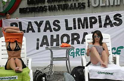 Protesta de Greenpeace